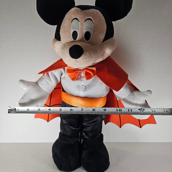 Disney 22 Inch Mickey Mouse Dressed as Vampire Dracula. Porch/Door Greeter - Picture 6 of 7